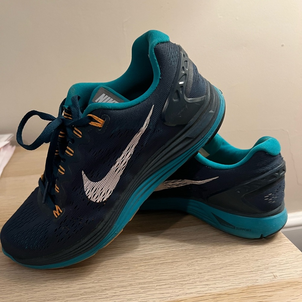 Nike Turquoise/Blue Running Shoes-Lunarglide 5